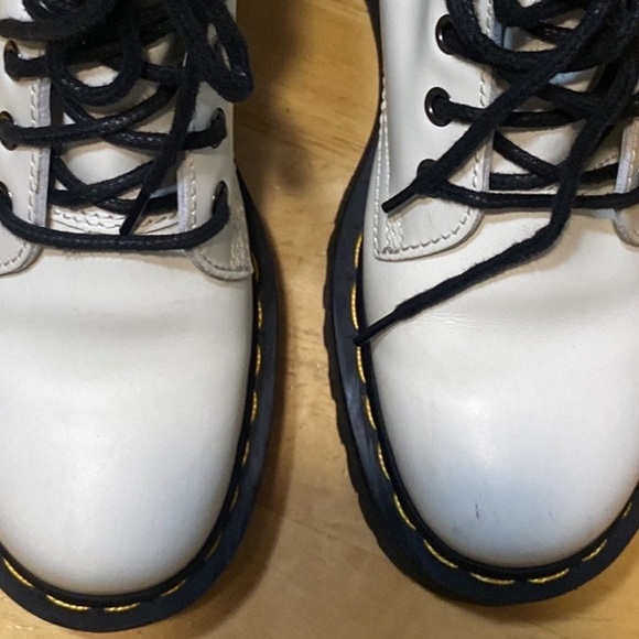 Dr. Martens JADON PLATFORM BOOTS WHITE - Picture 5 of 7